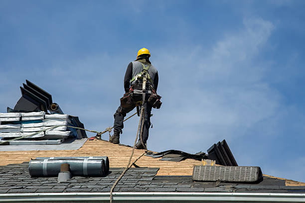 Professional Roof Replacement technician working in Ecorse, MI